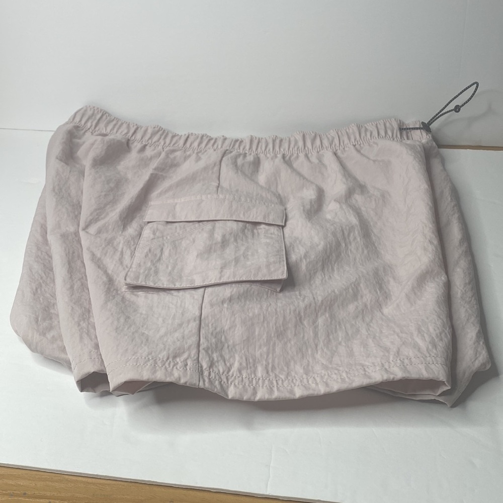 Nike Women's Cargo Drawstring Shorts - Light Mauve - Picture 9 of 12